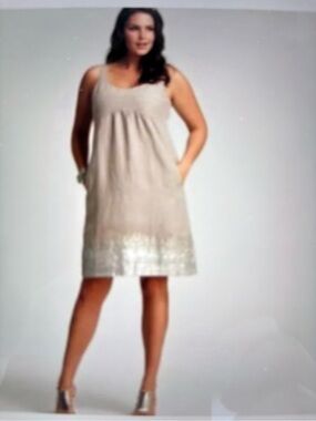Eileen Fisher 100% Organic Linen Dress